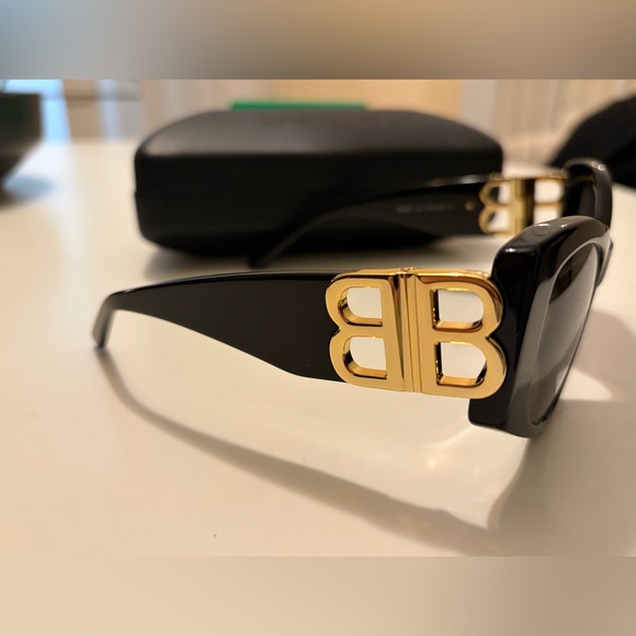 Balenciaga XL Dynasty sunglasses Black - Picture 3 of 9